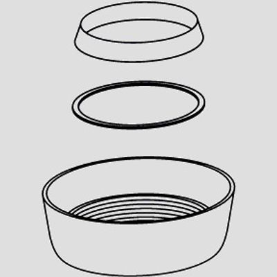 Sanit Dichtungs-Set 2, für Spülkasten Bild 3