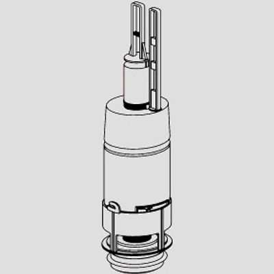 Sanit Ablaufarmatur Spülkasten 961 / 2 V und 961C / 2 V Bild 4