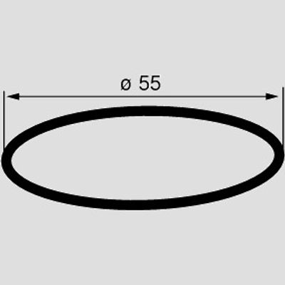 Sanit Rundring 55 x 5, für Ablaufarmatur, für Unterputz-Spülkasten 983N, mit kleine Revisionsöffnung Bild 4