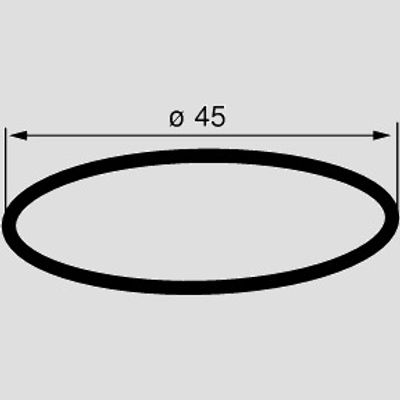 Sanit Lippendichtung 45 mm Durchmesser, für Unterputz-Spülkasten, mit großer Revisions-Öffnung Bild 4