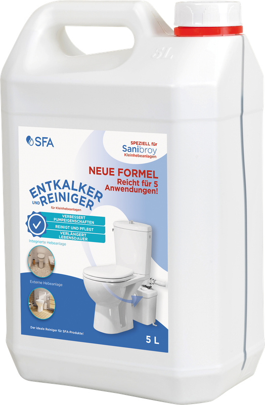 SFA -Entkalker/ Spezialreiniger 5L, für Kleinhebeanlagen, für 5 Anwendungen Bild 1