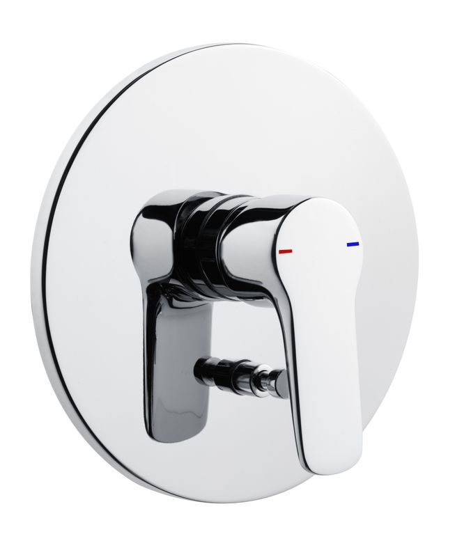 P&M NEU Fertigset zu Einhebel-UP Wannenmischer, rund, 85 mm, Farbe chrom Bild 1