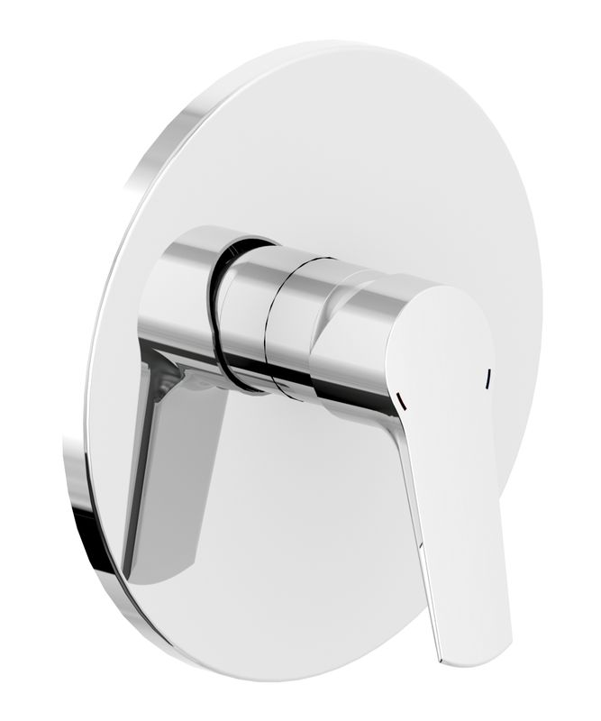 P&M Fertigset zu Einhebel-UP- Brausemischer, rund, Farbe chrom Bild 1