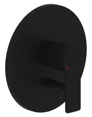 P&M Fertigset zu Einhebel-UP- Wannenmischer, rund, 178 x 178 mm, Farbe schwarz Bild 2