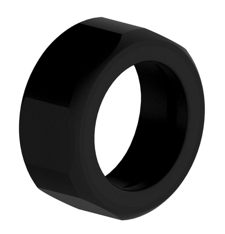 Schulte Wandanschlussmutter 3/4", Farbe schwarz Bild 1