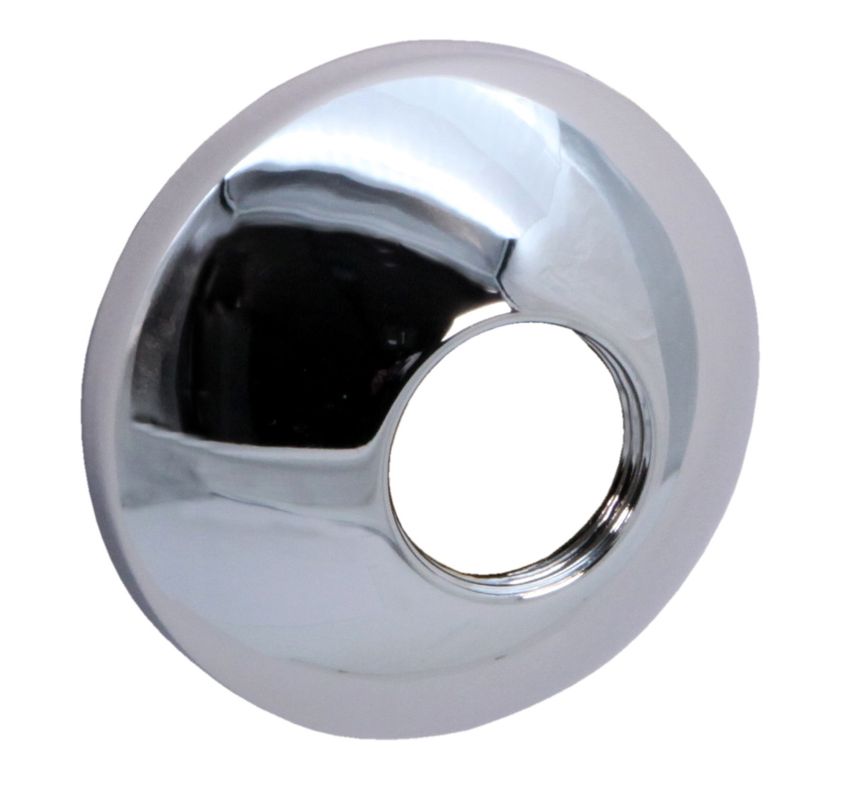 Schulte Rosette 3/4", für S-Anschluss, Farbe silberfarben Bild 1