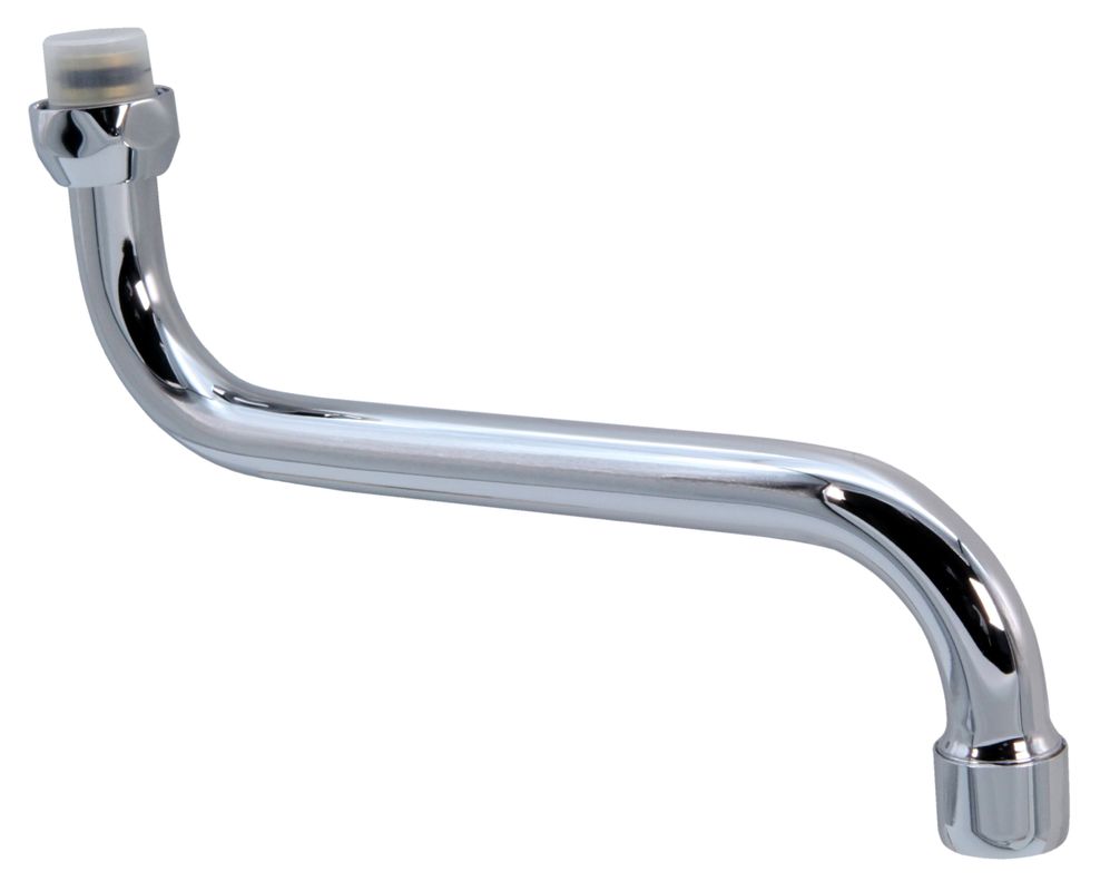 Schulte Universal S-Auslauf Ausld.:200 mm Anschluss 3/4" Innengewinde, Farbe silberfarben Bild 1