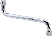 Schulte Universal S-Auslauf Ausladung :250 Anschluss: 3/4" Innengewinde, Farbe silberfarben Bild 1