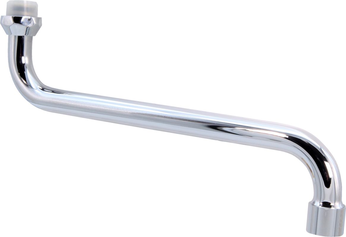 Schulte Universal S-Auslauf Ausladung :250 Anschluss: 3/4" Innengewinde, Farbe silberfarben Bild 1