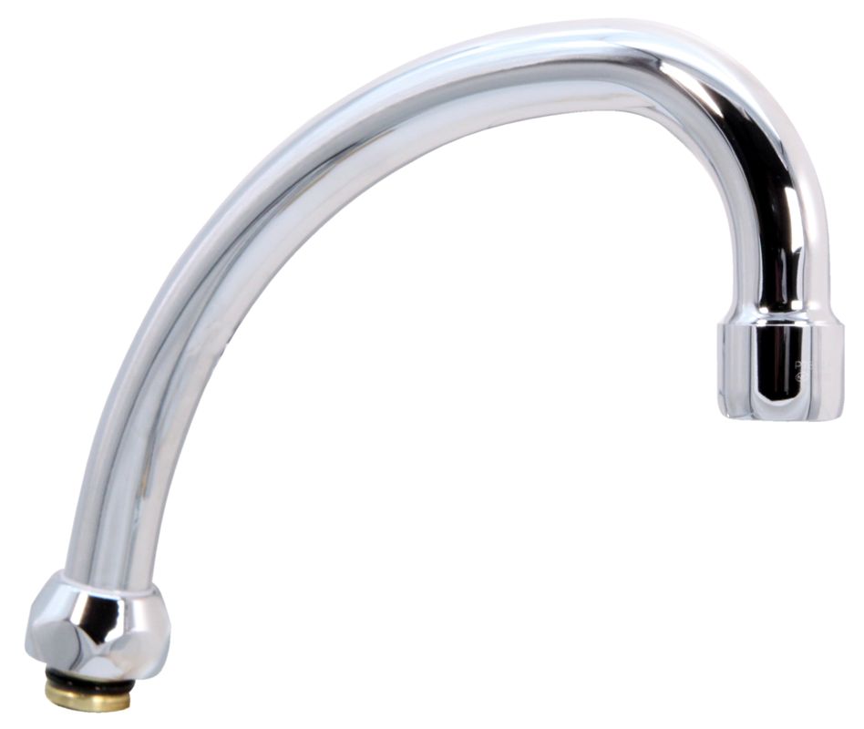 Schulte Universal HU-Auslauf ND Ausladung:145, Anschluss:3/4" IG, Farbe silberfarben Bild 1