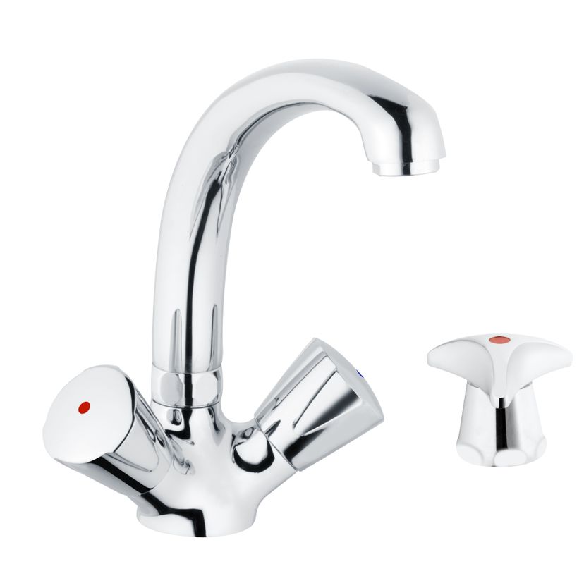 Schulte SH WT ARM. ZWEIGR. CLASSIC-LINE_2 ND, TRECORN, ABLGARN, AUSL.185, CHR, Farbe chrom Bild 1