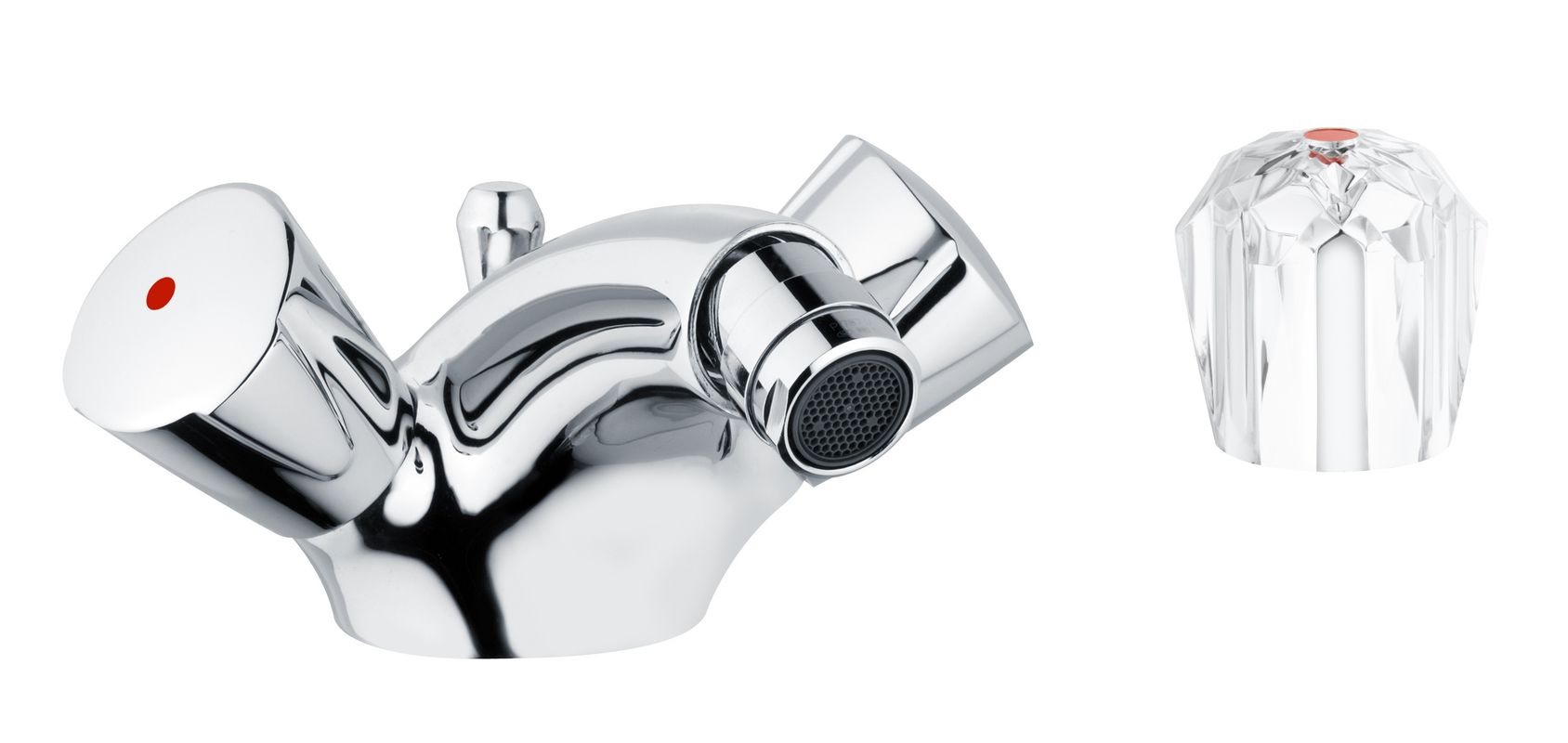 Schulte SH BIDET ZWEIGR. CLASSIC-LINE_2 PRINCESS GR M. ABLGARN 100X60 CHR, Farbe chrom Bild 1
