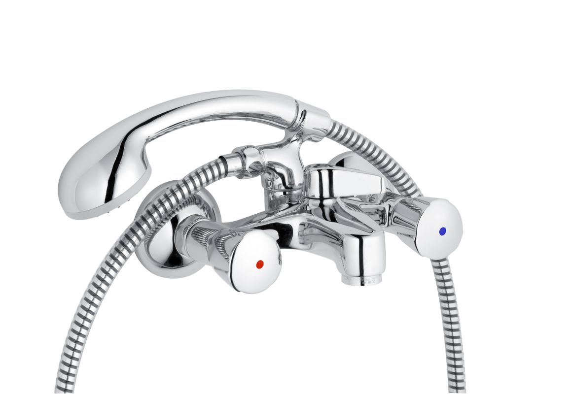 Schulte SH WA.ARM. ZWEIGR. CLASSIC-LINE_2, MIT KONUSAUFNAHME, CHROM, Farbe grau Bild 1