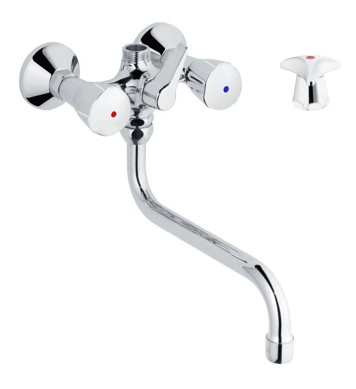 Schulte SH WA.ARM. ZWEIGR. CLASSIC-LINE_2 TRECORN, O.BRGARN, S-AUSL, Farbe chrom Bild 1