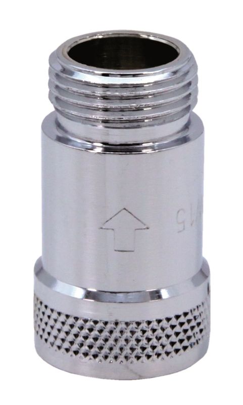 Schulte Rückflussverhinderer 3/8", Farbe silberfarben Bild 1
