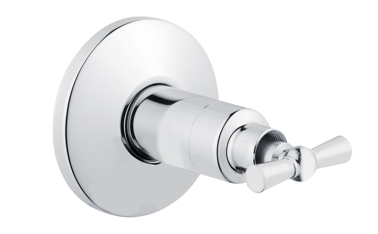 Schulte SH UP SICHTTEILE CLASSIC-LINE_2, FÜR UP-VENT, MIT STECKSCHL. CHROM, Farbe grau Bild 1