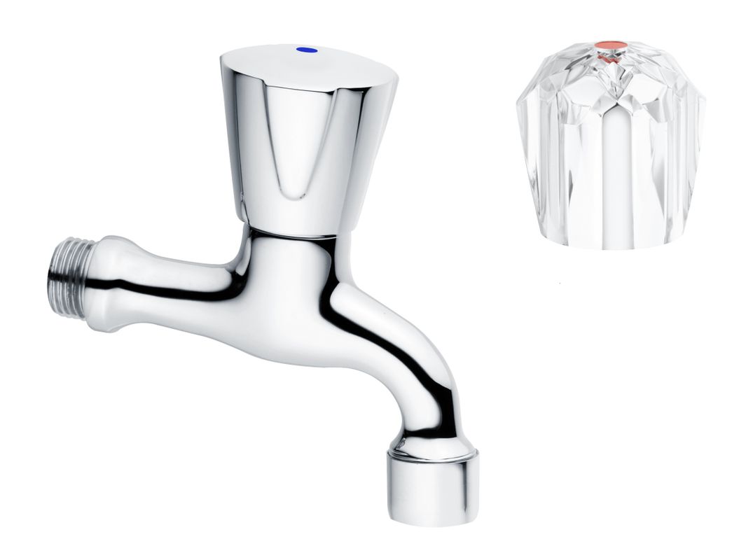 Schulte SH AUSLAUFVENTIL CLASSIC-LINE_2 PRINCESS, AUSL. 90, 1/2" WARM CHR, Farbe chrom Bild 1