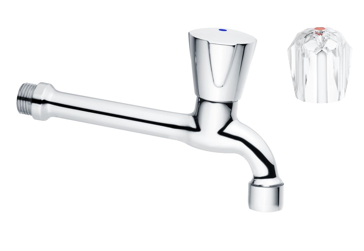 Schulte SH AUSLAUFVENTIL CLASSIC-LINE_2 PRINCESS, AUSL. 160, 1/2" KALT CHR, Farbe chrom Bild 1