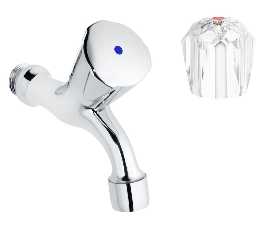 Schulte SH AUSLAUFVENTIL CLASSIC-LINE_2 PRINCESS, AUSL. 95, 1/2" KALT CHR, Farbe chrom Bild 1