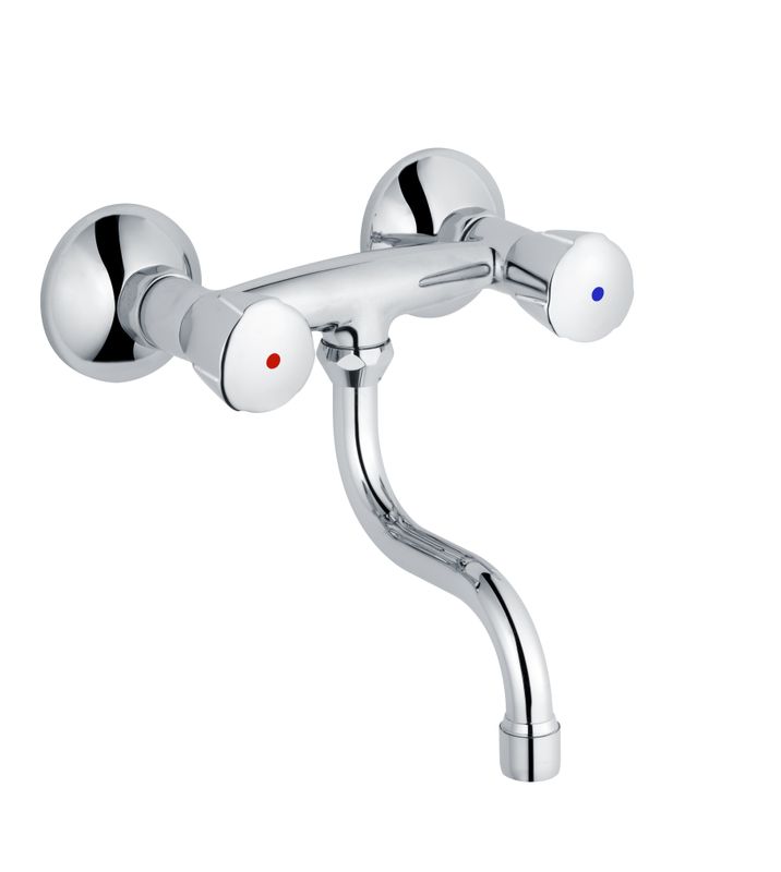 Schulte SH KÜCHENARMATUR CLASSIC-LINE_2 CLASSIC, S-ROHRAUSL. 120,1/2" CHR, Farbe chrom Bild 1
