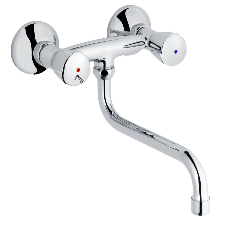 Schulte SH KÜCHENARMATUR CLASSIC-LINE_2 CLASSIC, S-ROHRAUSL. 200,1/2" CHR, Farbe chrom Bild 1