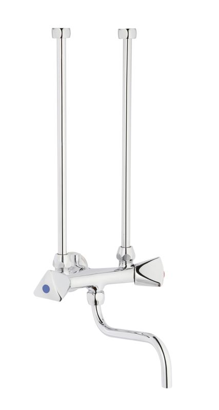 Schulte SH KÜCHENARMATUR CLASSIC-LINE_2 ÜBERTISCHSPEICHER, ROHR 12MM, CHR, Farbe chrom Bild 1