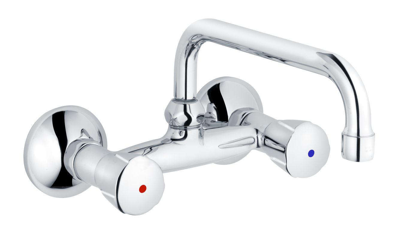 Schulte SH KÜCHENARMATUR CLASSIC-LINE_2 CLASSIC GR, U-ROHRAUSL. 200, CHR, Farbe chrom Bild 1