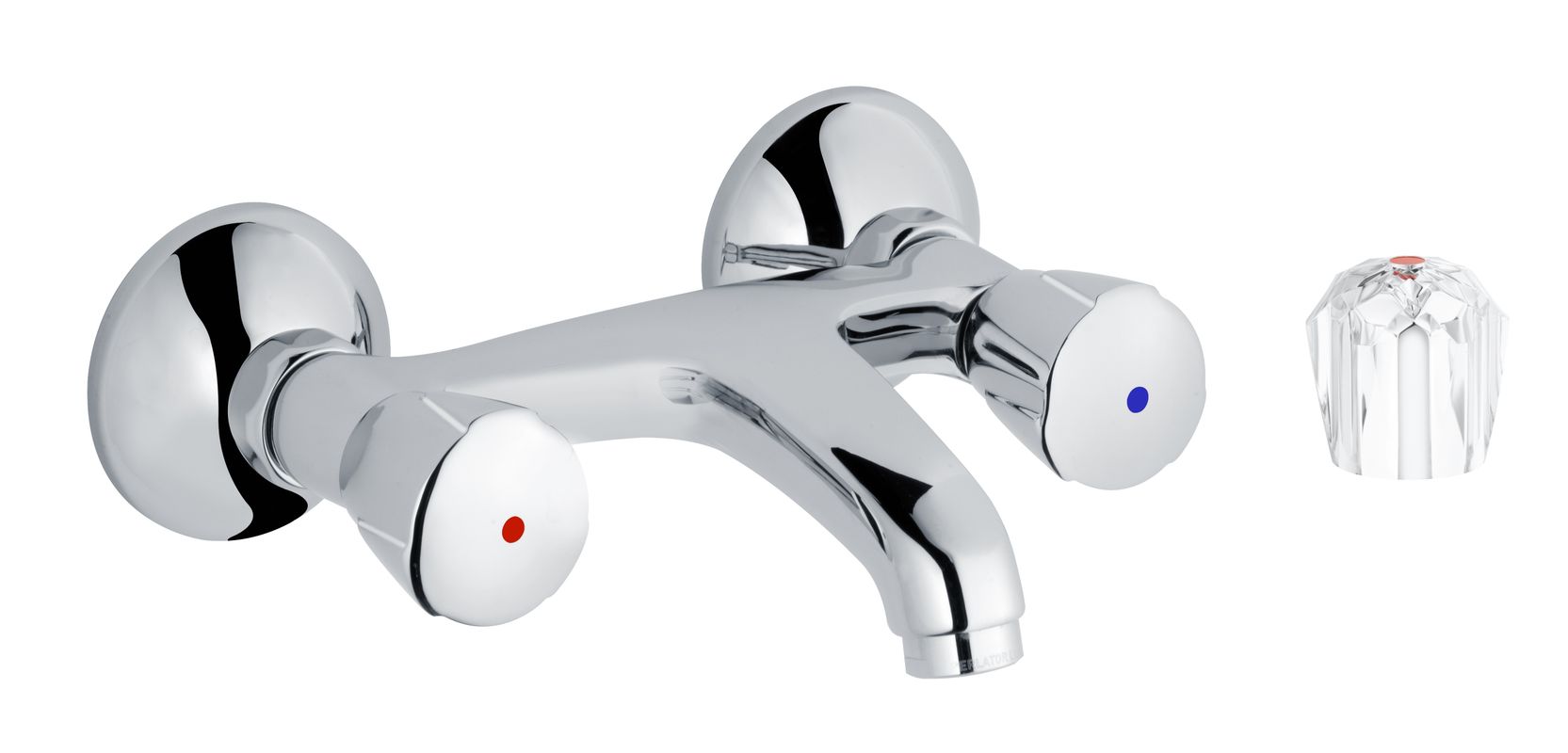 Schulte SH WANDARM. ZWEIGR.CLASSIC-LINE_2 PRINCESS, AUSL.: 170, 1/2", Farbe chrom Bild 1