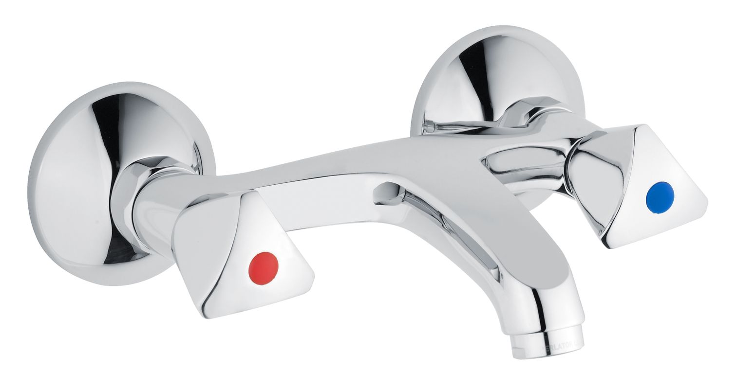 Schulte SH WANDARM. ZWEIGR.CLASSIC-LINE_2 TRIANON, AUSLADUNG: 170, 1/2" CHR, Farbe chrom Bild 1