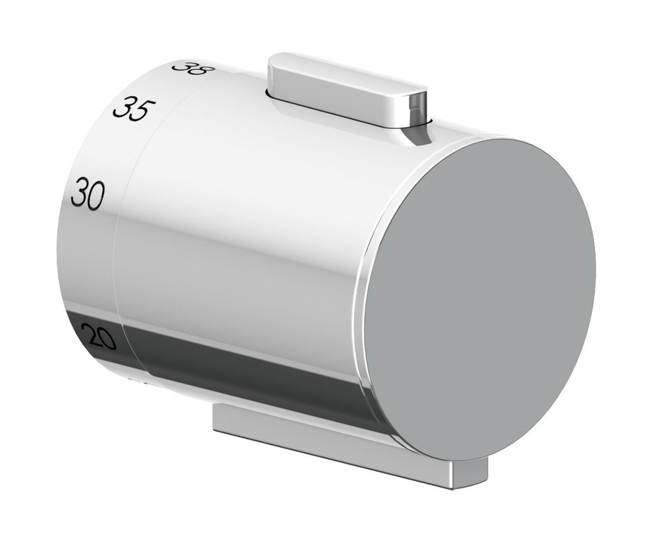 Schulte Thermostat Temperaturwaehlgriff, für AP-Wannen-und Brausethermostat, Farbe silberfarben Bild 1