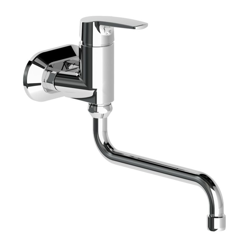 Schulte SH WT-WANDARM. EHM ALPHA_350 STICHMAss 45MM, M. ROHRAUSL, Farbe chrom Bild 1