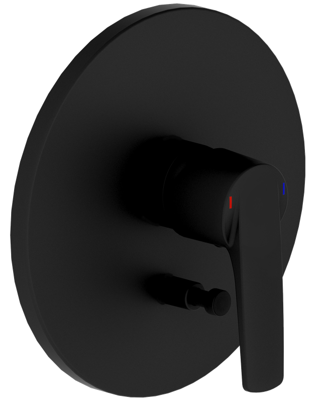 Schulte SH WANNENARM. ALPHA_300 TEC-BOX FERTIGBAUSET M. AUTO. UMSTLG. SM, Farbe schwarz Bild 1