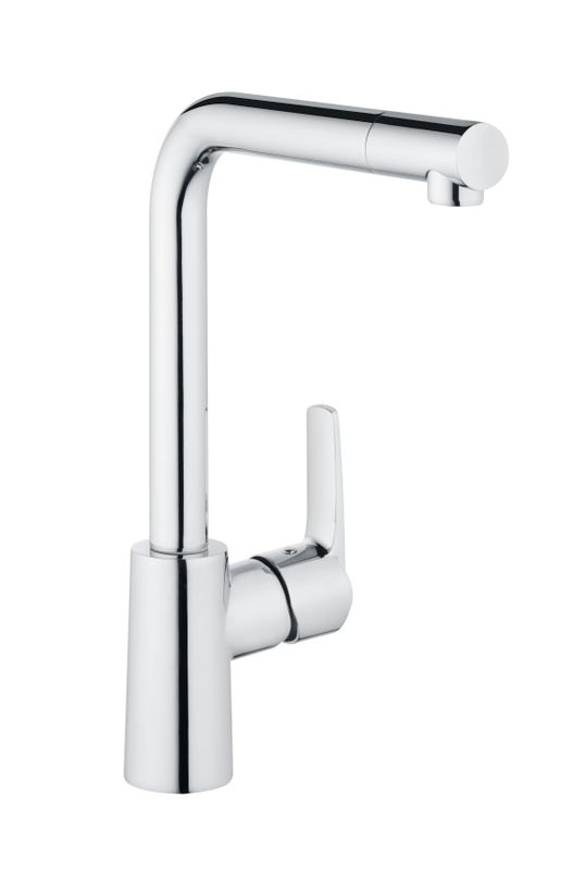 Schulte SH KÜCHENARMATUR EHM ALPHA_300 DREH- UND SCHWENKBAR, AUSL. 214MM, Farbe chrom Bild 1