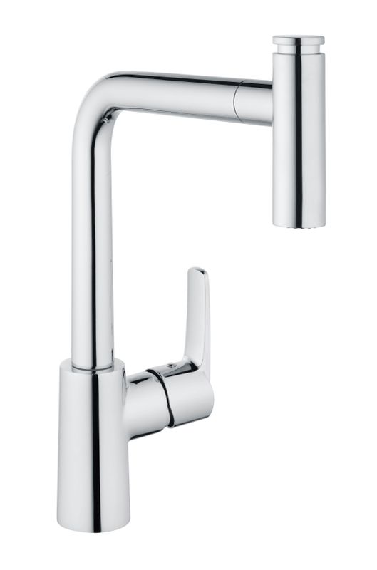 Schulte SH KÜCHENARMATUR EHM ALPHA_300 HERAUSZIEHBAR, AUSLADUNG 234MM, Farbe chrom Bild 1