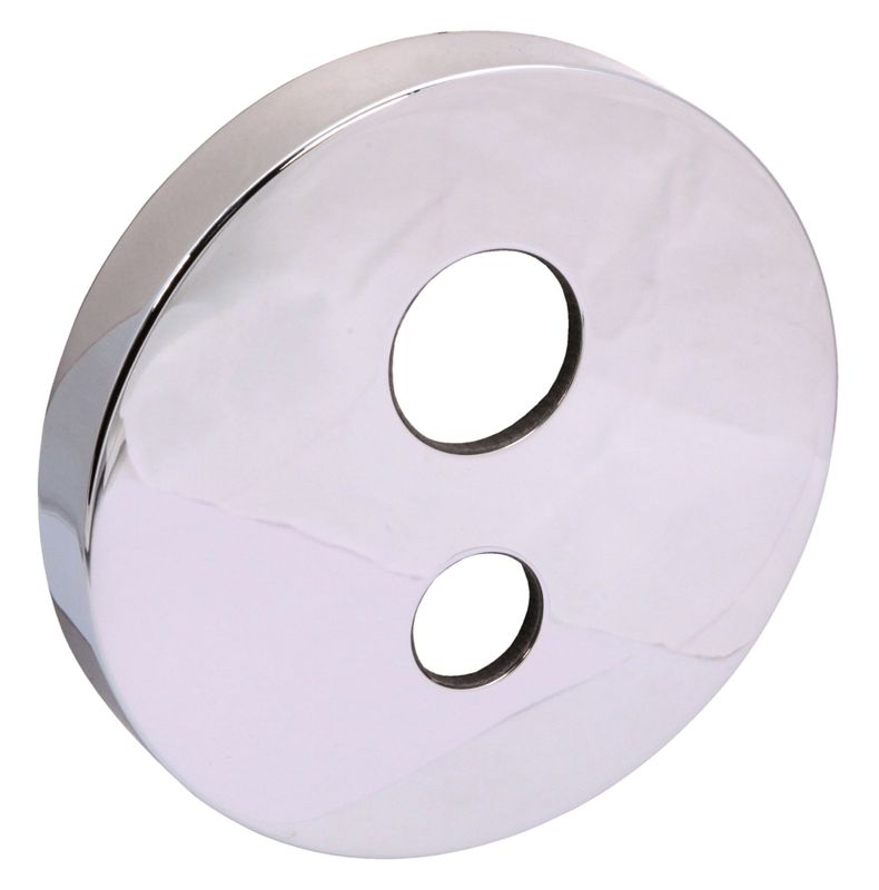 Schulte SH ROSETTE, FÜR UP THERMOSTAT 180 MM RUND, 25 MM HOCH, Farbe silberfarben Bild 1