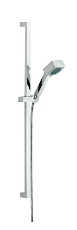 Schulte SH WANDSTANGENSET ALPHA_400, MIT BRAUSESCHLAUCH, H: 900, Farbe chrom Bild 1