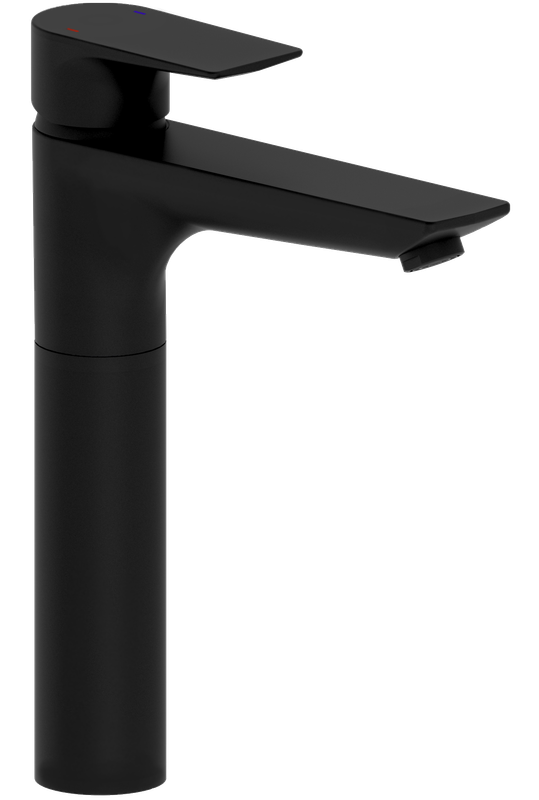 Schulte SH WT ARMATUR EHM ALPHA_400 M. ABLGARN, 180X230, MATT, Farbe schwarz Bild 1
