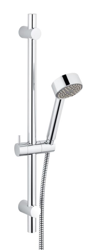 Schulte SH WANDSTANGENSET ALPHA_100 WANDSTANGE VARIABEL 600 MM, Farbe silberfarben Bild 1