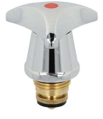 Schulte Oberteil, Gewindeanschluss 1/2", mit Metallgriff Trecorn, kalt, Farbe silberfarben Bild 2