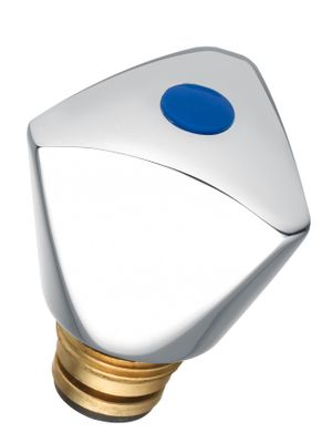 Schulte Oberteile, mit Griff Trianon 1/2" kalt / warm, Farbe silberfarben Bild 2