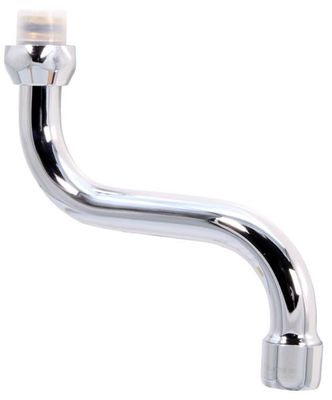 Schulte Universal S-Auslauf Ausl.:120 Anschlus: 3/4" Innengewinde, Farbe silberfarben Bild 2