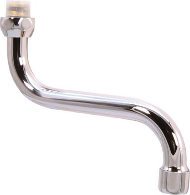 Schulte Universal S-Auslauf Ausladung :150 Anschluss: 3/4" Innengewinde, Farbe silberfarben Bild 2