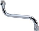 Schulte Universal S-Auslauf Ausld.:200 mm Anschluss 3/4" Innengewinde, Farbe silberfarben Bild 2