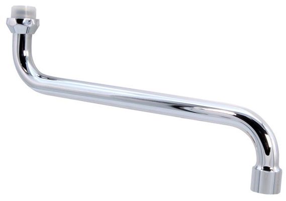Schulte Universal S-Auslauf Ausl.:250 Anschluss: 3/4" Innengewinde, Farbe silberfarben Bild 2