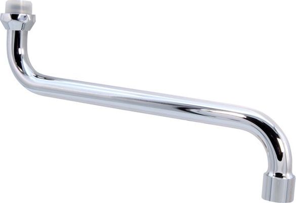 Schulte Universal S-Auslauf Ausladung :250 Anschluss: 3/4" Innengewinde, Farbe silberfarben Bild 2