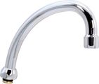 Schulte Universal HU-Auslauf, Ausladung 145 mm, Gewindeanschluss 3/4" IG, Farbe silberfarben Bild 2