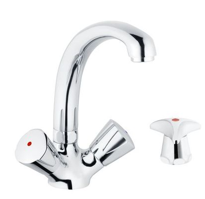 Schulte SH WT ARM. ZWEIGR. CLASSIC-LINE_2 ND, TRECORN, ABLGARN, AUSL.185, CHR, Farbe chrom Bild 2