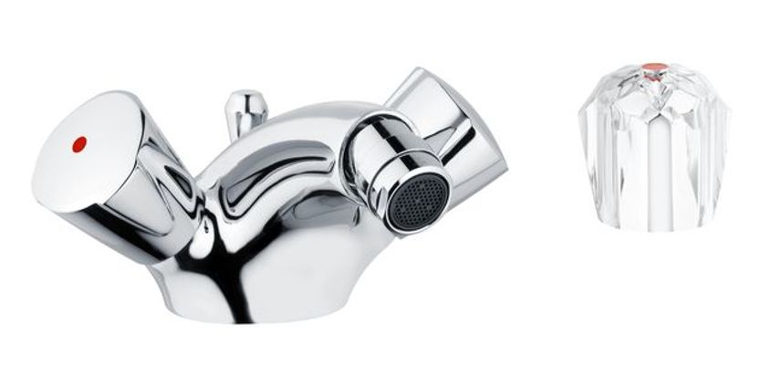 Schulte SH BIDET ZWEIGR. CLASSIC-LINE_2 PRINCESS GR M. ABLGARN 100X60 CHR, Farbe chrom Bild 2