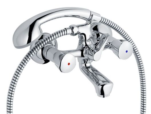Schulte SH WA.ARM. ZWEIGR. CLASSIC-LINE_2 CLASSIC, HB MONO, BR-SCHLAUCH CHR, Farbe chrom Bild 2