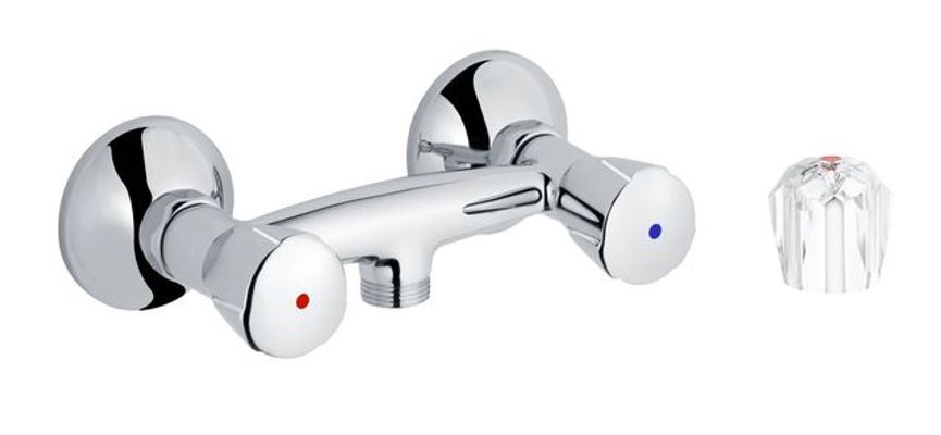 Schulte SH BR.ARM. ZWEIGR. CLASSIC-LINE_2 PRINCESS GR, OHNE BRGARN. 3/8" CHR, Farbe chrom Bild 2
